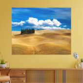 Toscane (Italië) bedekt het landschap Canvas Afdruk (Insitu (Woonkamer))