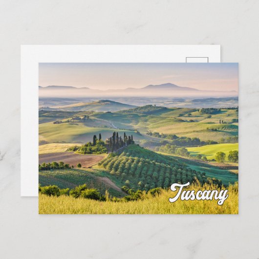 Toscane, Italië Briefkaart (Voorkant / Achterkant)