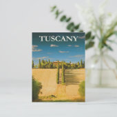  Toscane, Italië Briefkaart reizen (Staand voorkant)
