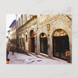 Toscane. Italië. Cortona. Briefkaart