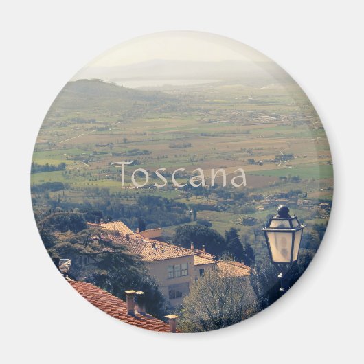 Toscane. Italië. Cortona Magneet (Voorkant)