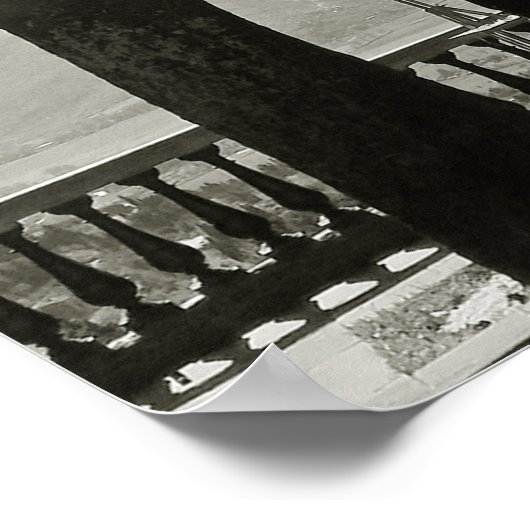 Toscane. Italië. Cortona Poster (Hoek)