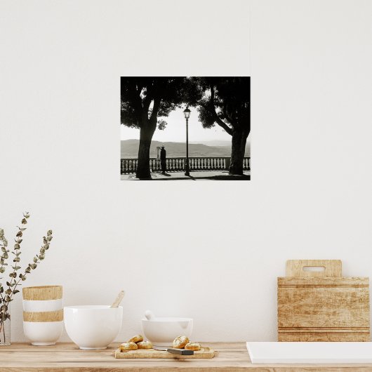 Toscane. Italië. Cortona Poster (Keuken)