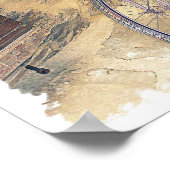 Toscane. Italië. Cortona Poster (Hoek)