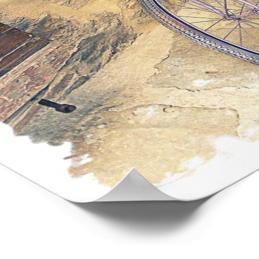 Toscane. Italië. Cortona Poster (Hoek)