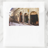 Toscane. Italië. Cortona. Rechthoekige Sticker (Tas)