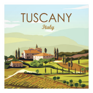 Toscane Italië Foto Afdruk