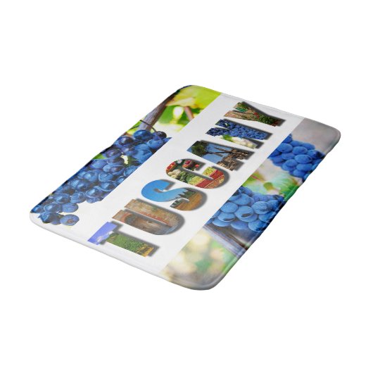 Toscane Italië — Foto's van de Italiaanse wijnbouw Badmat (Gekanteld)