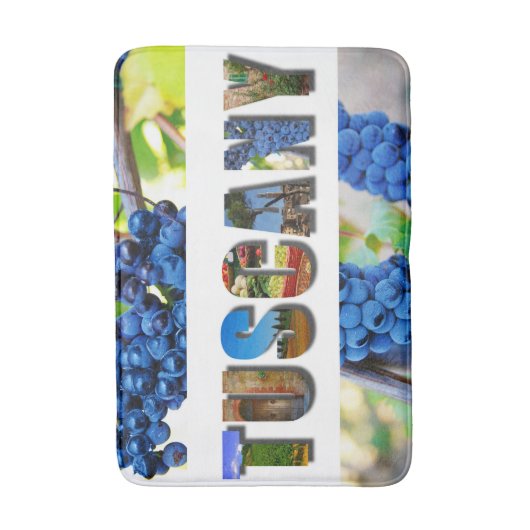 Toscane Italië — Foto's van de Italiaanse wijnbouw Badmat (Voorkant Verticaal)