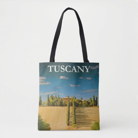 Toscane, Italië Illustratie Tote Bag (Voorkant)