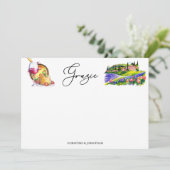 Toscane Italië | Italiaans eten  Bedankkaart (Staand voorkant)