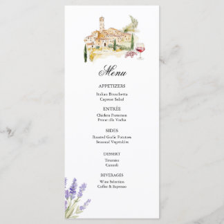 Toscane Italië | Italiaans eten | Oefen diner Menu