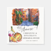 Toscane Italië | Italiaans eten | Oefenavondmaal Servet (Voorkant)