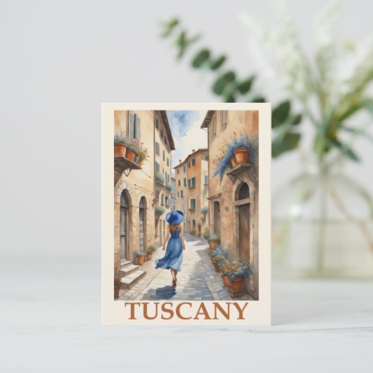  Toscane Italië Italiaans Reizen Briefkaart (Staand voorkant)