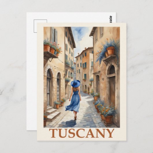  Toscane Italië Italiaans Reizen Briefkaart (Voorkant / Achterkant)