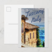 Toscane Italië Italiaans Toscane Villa Reis Briefkaart (Voorkant / Achterkant)