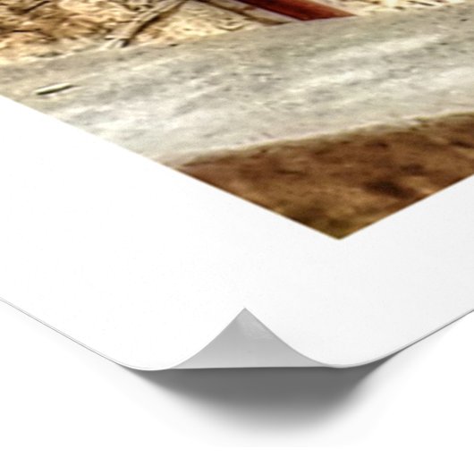 Toscane Italië Italiaans Toscane Villa Reis Poster (Hoek)