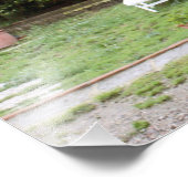 Toscane. Italië. Italiaanse boerderij. Foto Afdruk (Hoek)