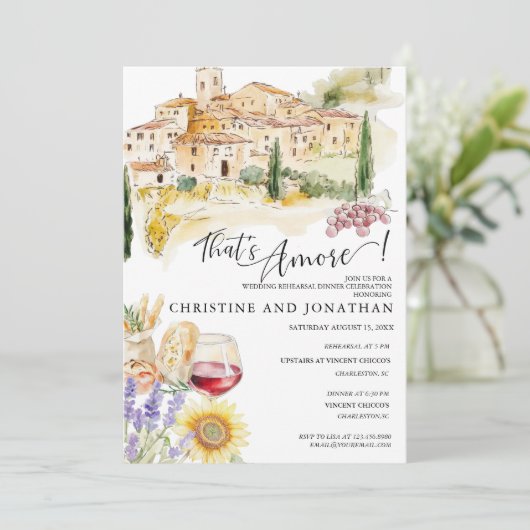 Toscane Italië | Italiaanse levensmiddelen | repet Kaart (Staand voorkant)