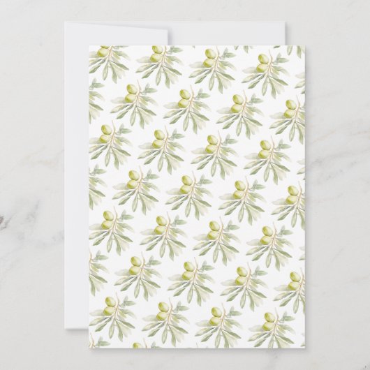 Toscane Italië | Italiaanse levensmiddelen | repet Kaart (Achterkant)