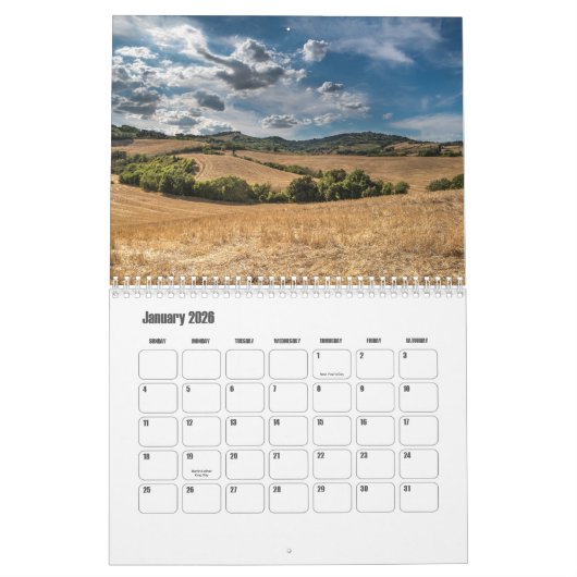 Toscane-Italië kalender (Jan 2026)
