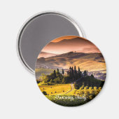 Toscane, Italië - landschapsfoto Magneet (Voorkant / Achterkant)