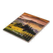 Toscane, Italië - landschapsfoto Tegeltje (Zijkant)