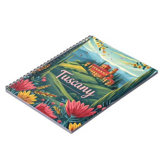 Toscane Italië Notitieboek (Linkerzijde)