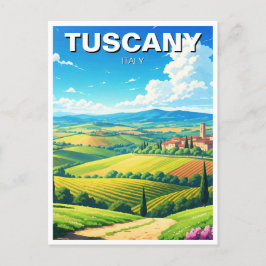 Toscane Italië Platteland Briefkaart