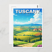 Toscane Italië Platteland Briefkaart (Voorkant / Achterkant)