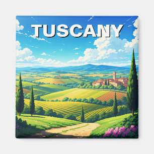 Toscane Italië Platteland Magneet