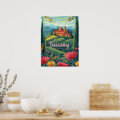Toscane Italië Poster (Keuken)