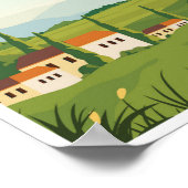 Toscane Italië Poster (Hoek)