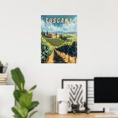 Toscane Italië Poster (Thuiskantoor)