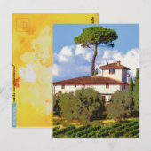 Toscane Italië Poster Briefkaart (Voorkant / Achterkant)