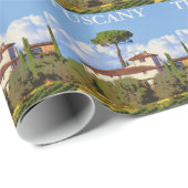 Toscane Italië Poster Cadeaupapier (Rol Hoek)