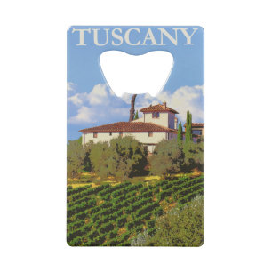 Toscane Italië Poster Creditkaart Flessenopener