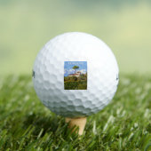 Toscane Italië Poster Golfballen (Insitu Shirt)