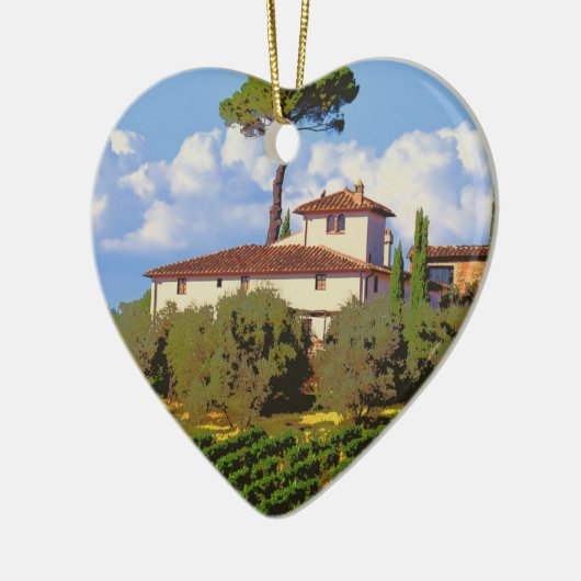 Toscane Italië Poster Keramisch Ornament (Links)