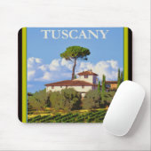 Toscane Italië Poster Muismat (Met muis)