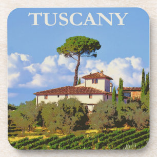 Toscane Italië Poster Onderzetter