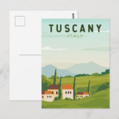 Toscane Italië Reis  Kunst Briefkaart (Voorkant / Achterkant)