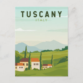 Toscane Italië Reis  Kunst Briefkaart