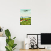Toscane Italië Reis Kunst Poster (Thuiskantoor)
