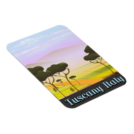 Toscane Italië reis landschap. Magneet (Rechterzijde)