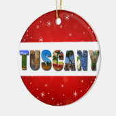 Toscane Italië Reisfoto's Keramisch Ornament (Links)