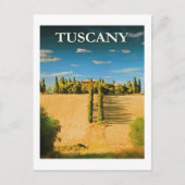 Toscane, Italië reisposter Briefkaart (Voorkant)