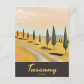 Toscane Italië — Reisposter in stijl Briefkaart (Voorkant)