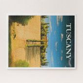 Toscane, Italië reisposter Legpuzzel (Horizontaal)