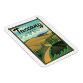 Toscane Italië reisposter Magneet (Rechterzijde)